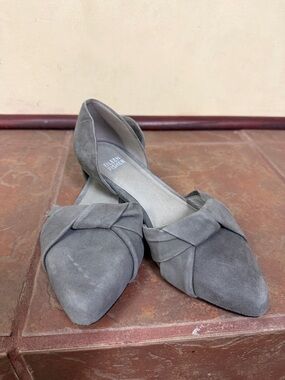Eileen Fisher Fuller Suede d'Orsay Flat